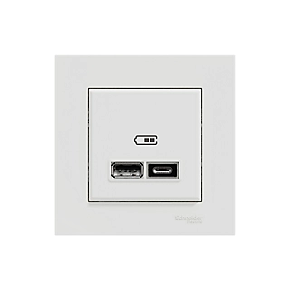 Cargador-2xUSBtipo-C-SCHNEIDER-ELECTRIC-Miluz-blanco.webp