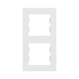 Marco-doble-SCHNEIDER-ELECTRIC-Miluz-blanco.webp