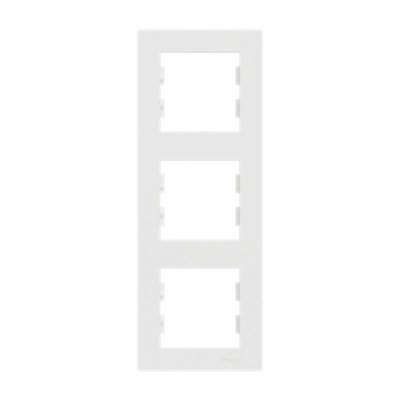 Marco-triple-SCHNEIDER-ELECTRIC-Miluz-blanco.webp