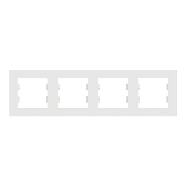 marco-cuadruple-blanco-Schneider-Miluz-2.webp