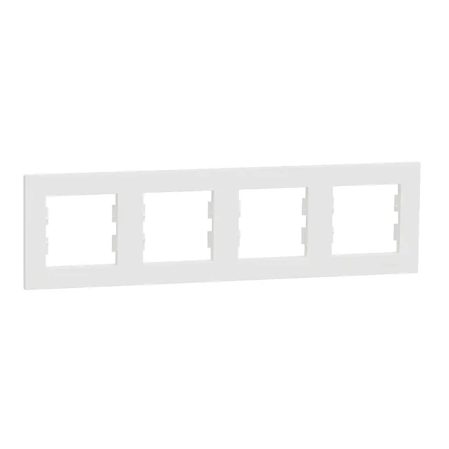 marco-cuadruple-blanco-Schneider-Miluz.webp